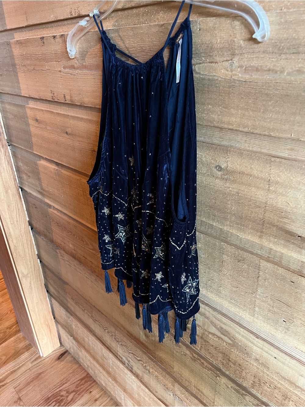 FREE PEOPLE - Velvet Celestial Halter - Picture 5 of 7